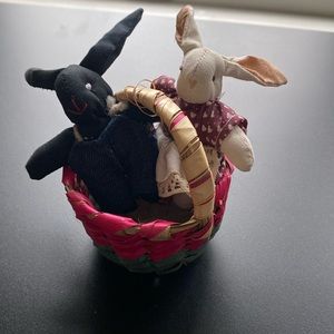 Two Bunnies in a Basket